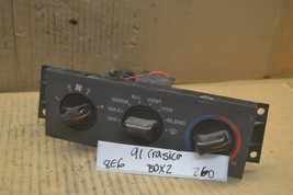 91 Chevrolet Crosica AC Temperature Climate Control 260-8E6 Bx 2 - $39.99