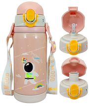 FunBlast Space Theme Hot &amp; Cold Water Bottle for Kids - Double Walled Th... - £34.57 GBP