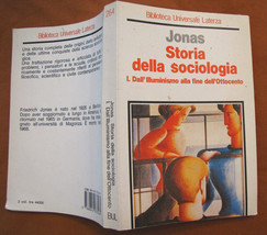 Storia della sociologia 1° I vol Jonas Dall&#39;illuminismo alla fine dell&#39;ottocento - £13.34 GBP