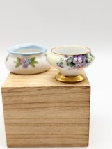 Set of 2 Salt Cellars Antique O. E. &amp; G. Royal Austria Oscar Edgar Gutherz   - £20.83 GBP