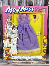 Vintage Mod Miss Doll Groovy Fashion Outfit (A) - Purple Nightgown - Fit... - $29.02