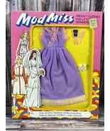 Vintage Mod Miss Doll Groovy Fashion Outfit (A) - Purple Nightgown - Fit... - £22.82 GBP