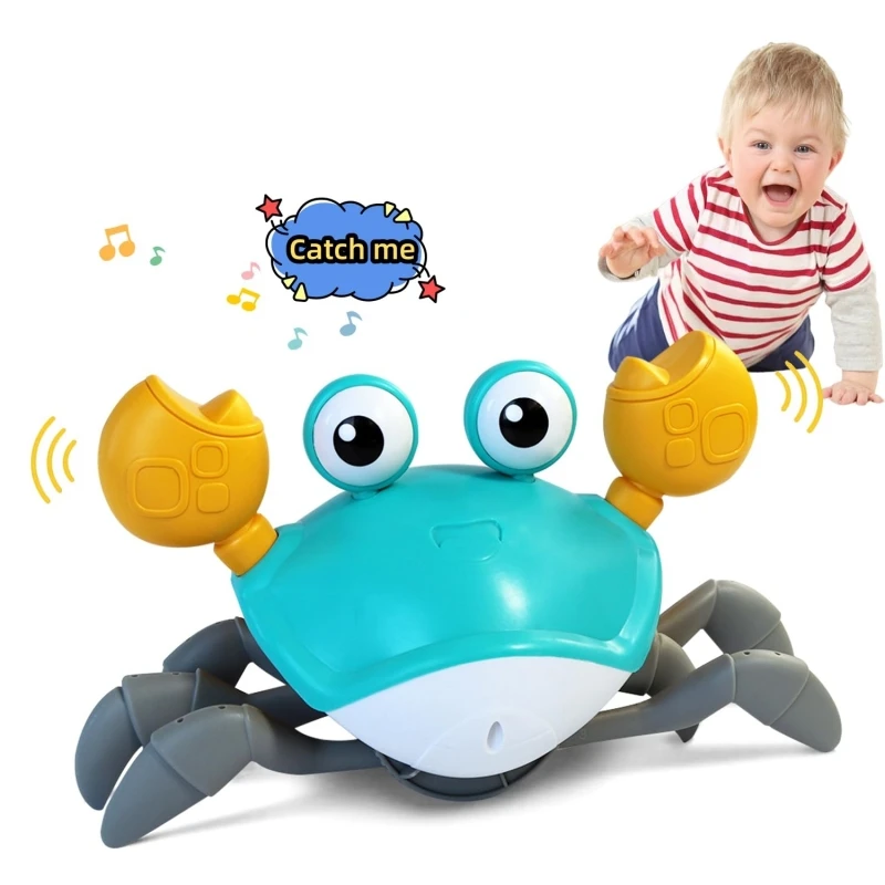 Crawling Crab Baby Toys 6 18 Months Toddler Tummy Time Learning Walking Infant - £18.78 GBP