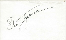 Bess Myerson Miss America 1945 Signed 3x5 Index Card - $49.49