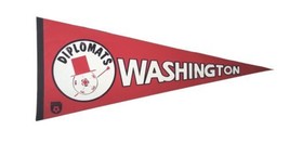 Washington Diplomats Pennant NASL 1970&#39;s Felt Banner Flag - Full Size - ... - £22.95 GBP