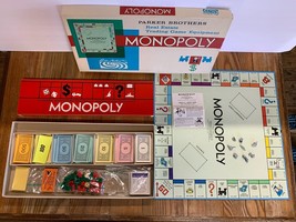 Vintage 1961 Monopoly Board Game Parker Brothers Inc Classic - £18.38 GBP