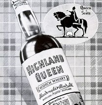 1952 Highland Queen Of Scots Scotch Whiskey Advertisement Sphere UK Impo... - €16,98 EUR
