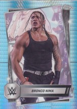 2025 Topps Chrome WWE Bronco Nima #159 Prism Refractor – NXT - £1.53 GBP