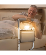 Adjustable Bed Rails for Elderly Adults with Night Light &amp; Bag, Bed Assi... - €54,58 EUR