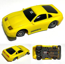 1pc 1992 TYCO TCR Wide Pan Datsun Nissan Yellow 300zx Race Slotless Slot Car OK! - £18.37 GBP