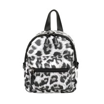 Casual All-match  Printed Mini Backpack Fashion Women PU Leather Shoulder Crossb - £14.77 GBP