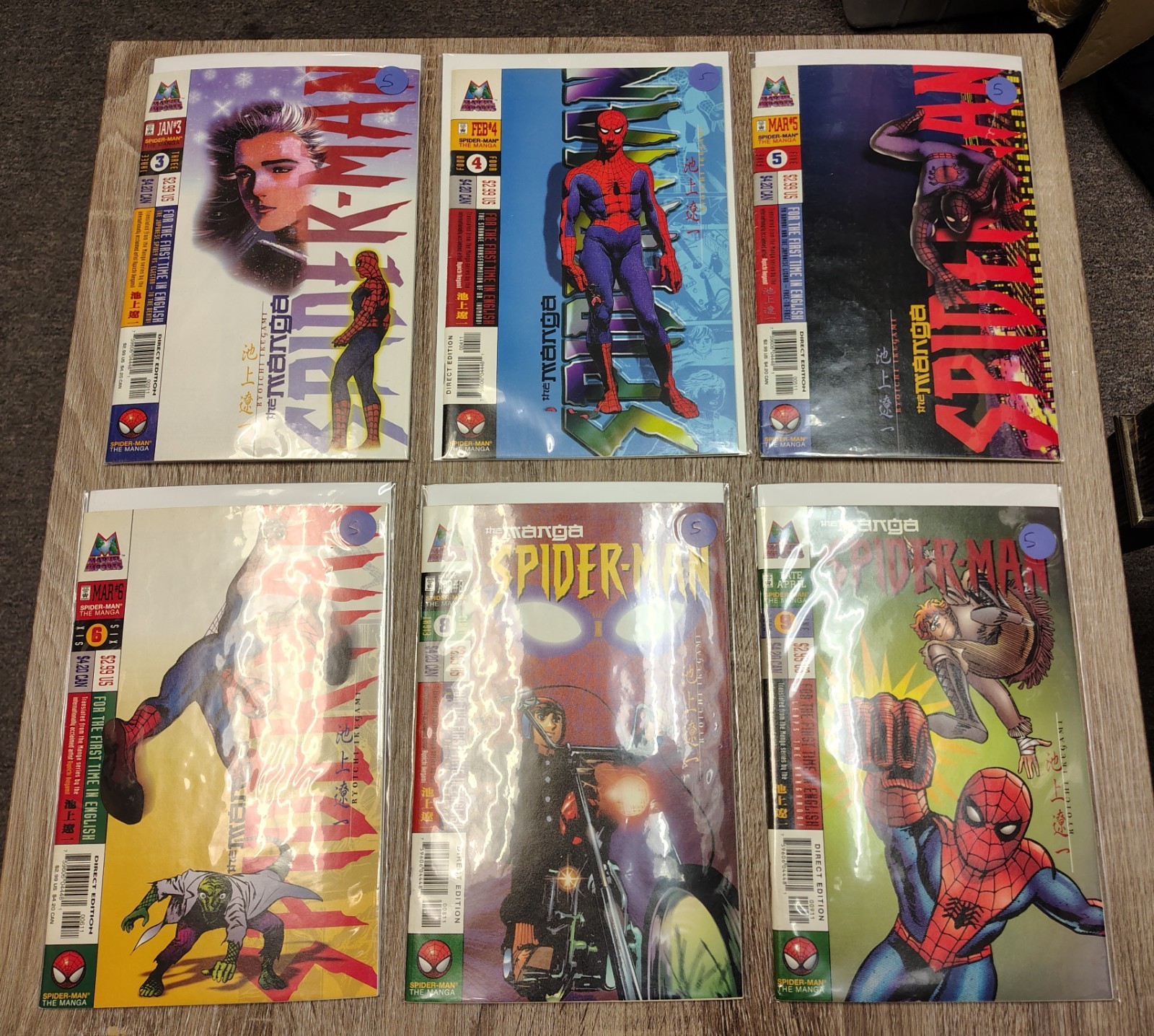 SPIDER-MAN: The MANGA (Marvel Imports) Lot of 11 issues(3-6, 8-12, 24, 25) Item image 4
