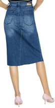 Sanctuary Clothing Womens Moselle Denim Skirt Size 24 Elsnor Blue Zipper NWT - £87.11 GBP