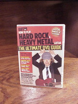 How to Play Rock and Heavy Metal Guitar DVD Guide with Andy Aledort, used - $7.50