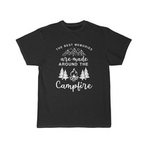 Camping Enthusiast&#39;s Unisex Short Sleeve Tee: &#39;Best Memories Around The ... - £15.39 GBP+