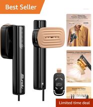 Portable Travel Steamer &amp; Iron - 1200W Handheld Wrinkle Remover, 100ml Tank - $74.20