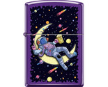 Zippo Lighter - Astronaut With A Beer Purple Matte - 855928 - $32.71