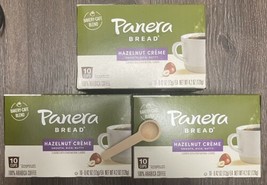 Panera Hazelnut Creme Flavored Coffee Pods.   Three 10 Count Box With DM... - $79.17