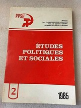 Old Albanian Album BOOK-ENVER HOXHA-ETUDES Politiques Et SOCIALES-FRENCH-1985 - £47.48 GBP