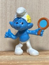 2011 PEYO Smurf Figurine, Smurfs Movie, VANITY, McDonald&#39;s, PVC Collectible - £3.60 GBP