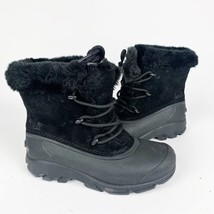 SOREL Snow Angel Lace Up Waterproof Winter Boots Women&#39;s Faux Fur SZ 6 NEW - £65.90 GBP
