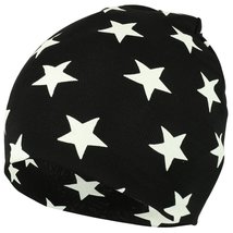 Trendy Apparel Shop Star All Over Printed Infant to Toddler Short Beanie... - £7.97 GBP