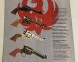 1995 Ruger Revolvers vintage Print Ad Advertisement pa20 - £6.32 GBP