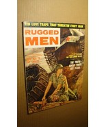 MEN&#39;S ADVENTURE MAG - RUGGED MEN *NICE* 1961 PULP SEX GIRL AMPUTATION COVER - $28.71