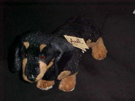 21&quot; Avanti Dachshund Plush Dog Toy With Tags By Jockline Italy 1985 - $74.24
