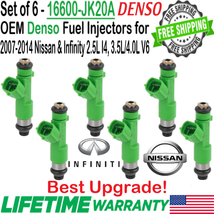 Genuine Denso 6/Pieces Best Upgrade Fuel Injectors for 2007-2014 Nissan Infinity - £95.49 GBP