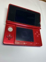 Nintendo 3DS Red Console Portable Handheld accessories with Adapter - $97.85