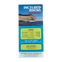 Vintage Pictured Rocks Boat Cruises Munising Michigan Travel Vacation Br... - $6.99