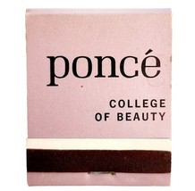 Ponce College Of Beauty Vintage Matchbook Cali Nevada Matches Unstruck E19C - $368.12 MXN
