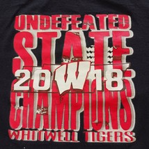 Undefeated State 2018 Champions Whitwell Tigers Men's Graphic Black T-Shirt Sz M image 4