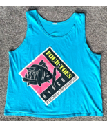 VTG Sun Sportswear Tank Top-Four Toes Beach-Blue-XL - $325.46 MXN