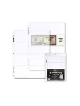 1 pack of 20 BCW 2 ¾&quot; x 6 ¾&quot; Currency 4-Pocket Pro Binder Pages - $17.63