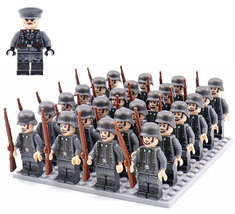 WW2 Military Nazi Germany Army Set B 25 Minifigures Lot - £22.01 GBP