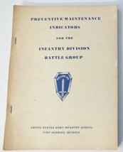 Vietnam era 1960 Preventive Maintenance for Infantry Division Battle Group -Book - $22.44
