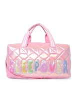 OMG SLEEPOVER Metallic Sequined Large Duffle Bag - £55.94 GBP