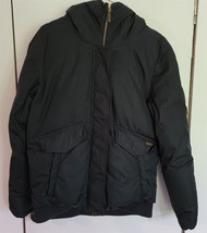 Womens S Woolrich John Rich &amp; Bros Black Hooded Puffer Winter Coat Jacket - $38.61