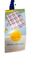 Rectangle Stripe Picnic Blanket Beach Blanket Sun Squad 60&quot;×72&quot; NEW! - £12.64 GBP