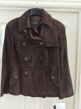 NEW: Terry Lewis - Leather Classic Luxuries, Suede, Brown - Medium Basic Jacket - £102.12 GBP
