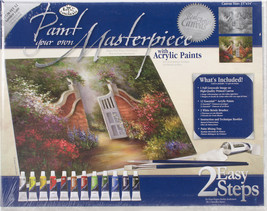 Acrylic Paint Your Own Masterpiece Kit 11&quot;X14&quot;-Garden Gate - £14.77 GBP