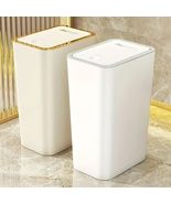 Modern Touchless Trash Can, 10L Capacity, White, Plastic, Odor Proof Des... - €17,24 EUR