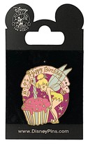 Disney Pins Tinkerbell happy birthday pink cupcake 418557 - $24.99
