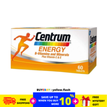 Nuevo Centrum Energy B-Vitaminas y Minerales + Vitamina C &amp; E 60&#39;s Envío Gratis - $34.95