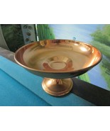 COPPER CANDY DISH FOOTED BOWL  4 X 7&quot;  - $865.38 MXN