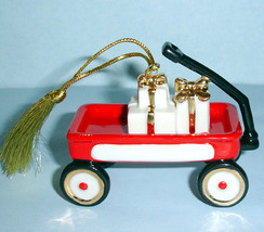 Lenox My Little Red Wagon Retro Christmas Tree Ornament Undated #850872 New - £36.69 GBP