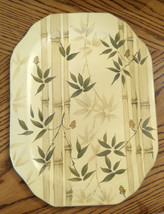 Bamboo Collection Platter La Dolce Vita Decorative Ceramic Plate ✿ JJG D... - $14.80