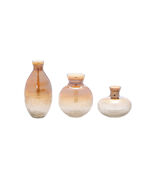 Crackled Glass Bud Vase (Set of 3) - $47.86